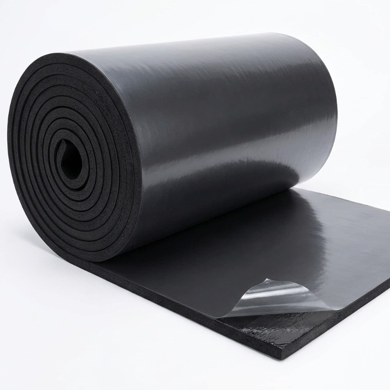 Eva Foam Sheet - Selbstklebende Schwarze Schaumstoff-Isoliermatte für Schalldämmung &