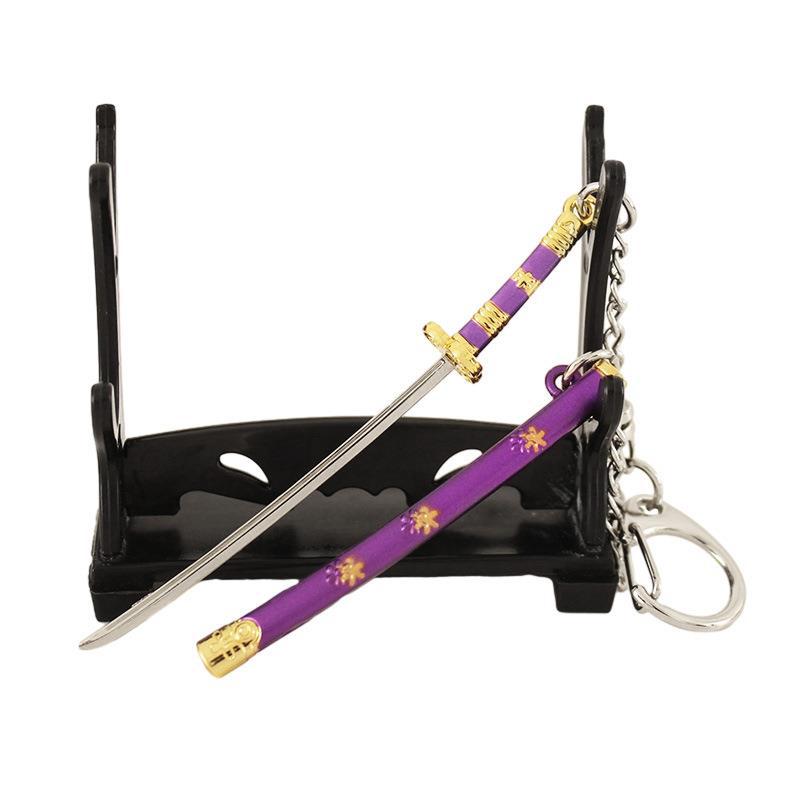Cosplay Prop Katana - 12 cm Enma Katana Schlüsselanhänger One