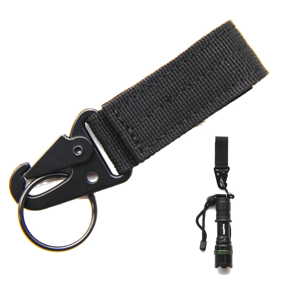 D Ring Strap - 16-teiliges Kletterschnallen-Set, leichtes POM-Rucksackzubehör, Gurtclip, D-Ring-Haken,