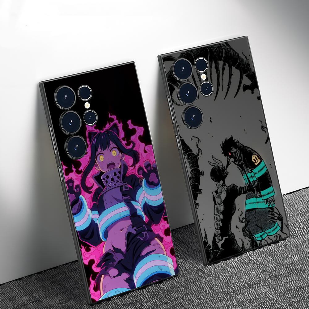Anime Cosplay Prop - Anime F-Fire Force Handyhülle für Samsung