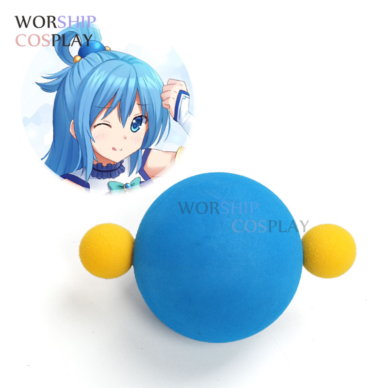 Cosplay Prop Foam - Aqua Cosplay Perücken Schaum blau gelb