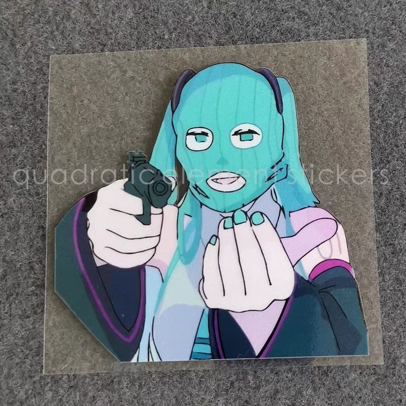 Miku Motorrad-Aufkleber, wasse – Cosplay Floating Prop Bewertung und Preis